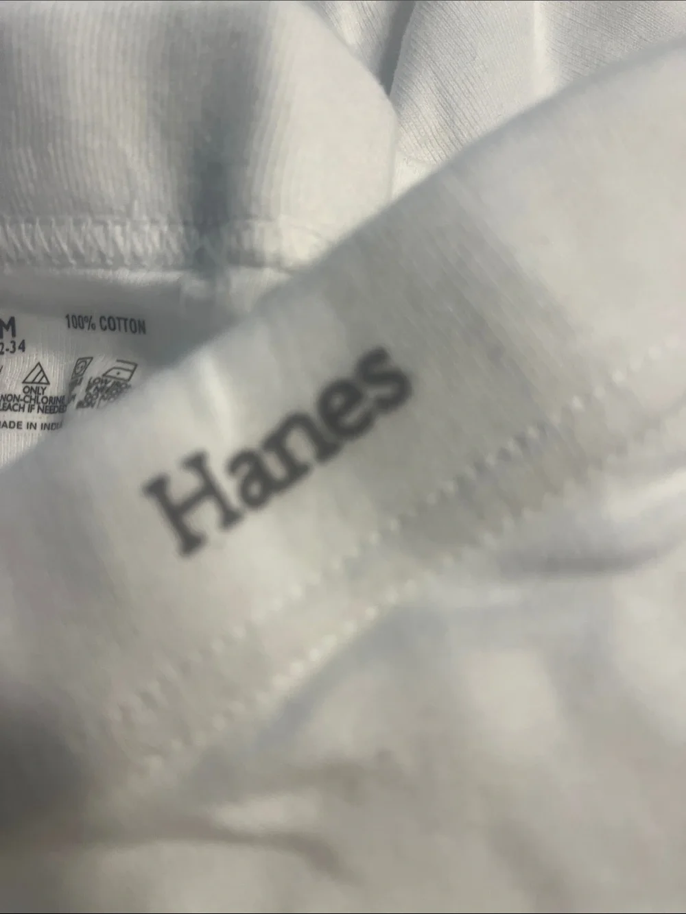 95.  Vintage 90’s solid white Hanes classic  Men's Cotton Briefs 2-Pack m